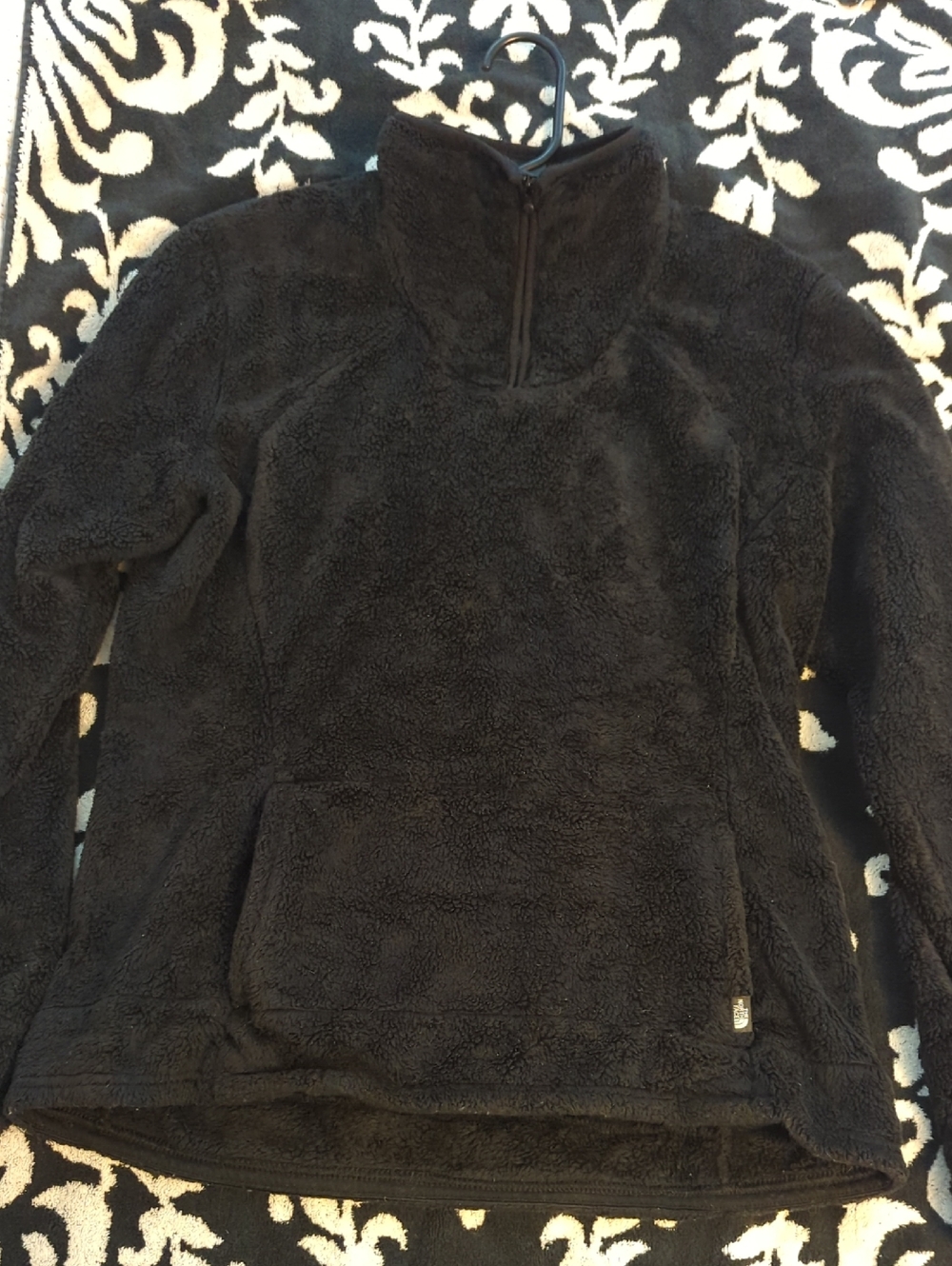 The North Face Y2K Quiet Luxury Classic Black Plush Quarter-Zip Pullover Fleece